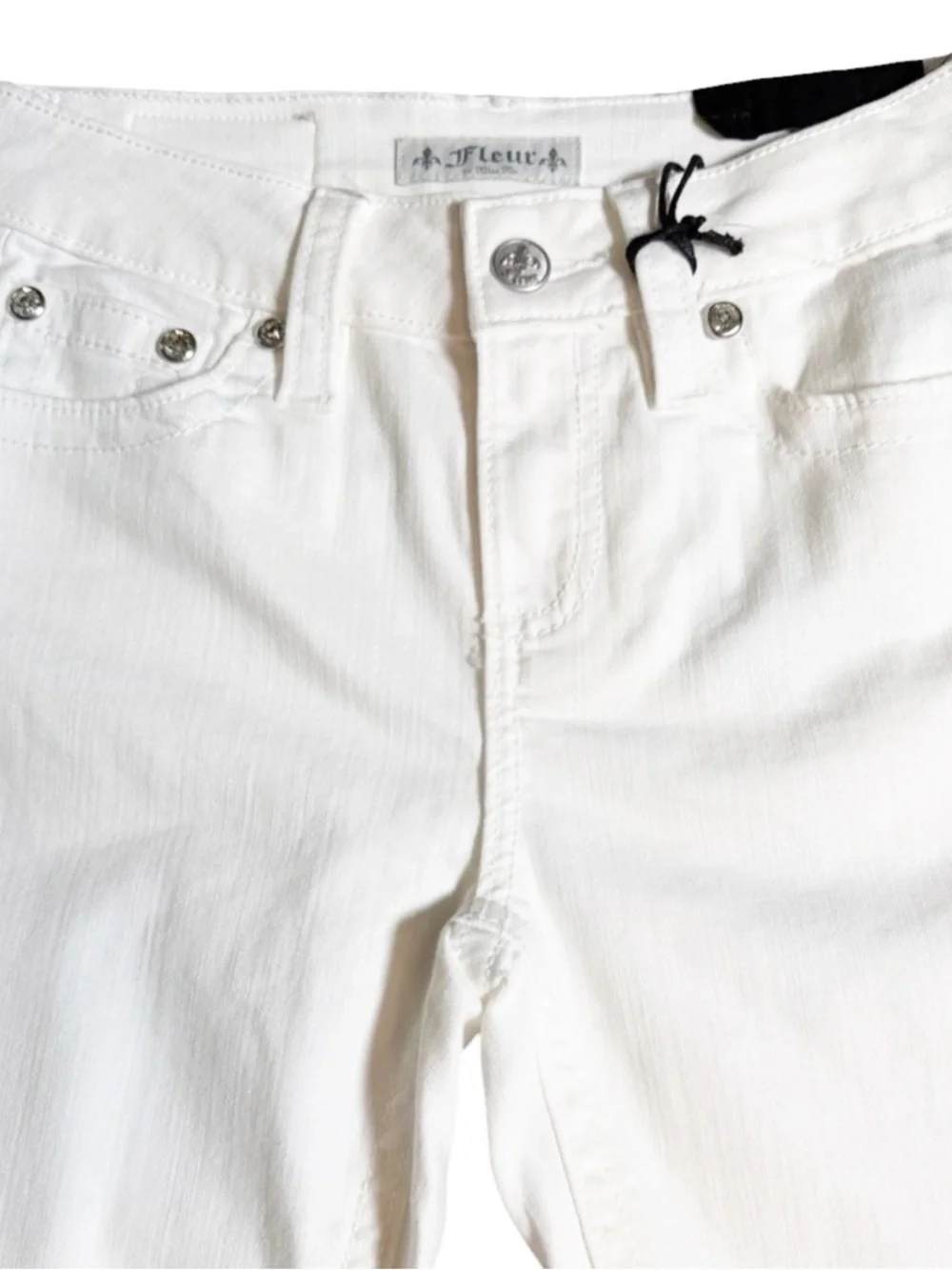 Miss Me White Embellished Boot Cut Jeans